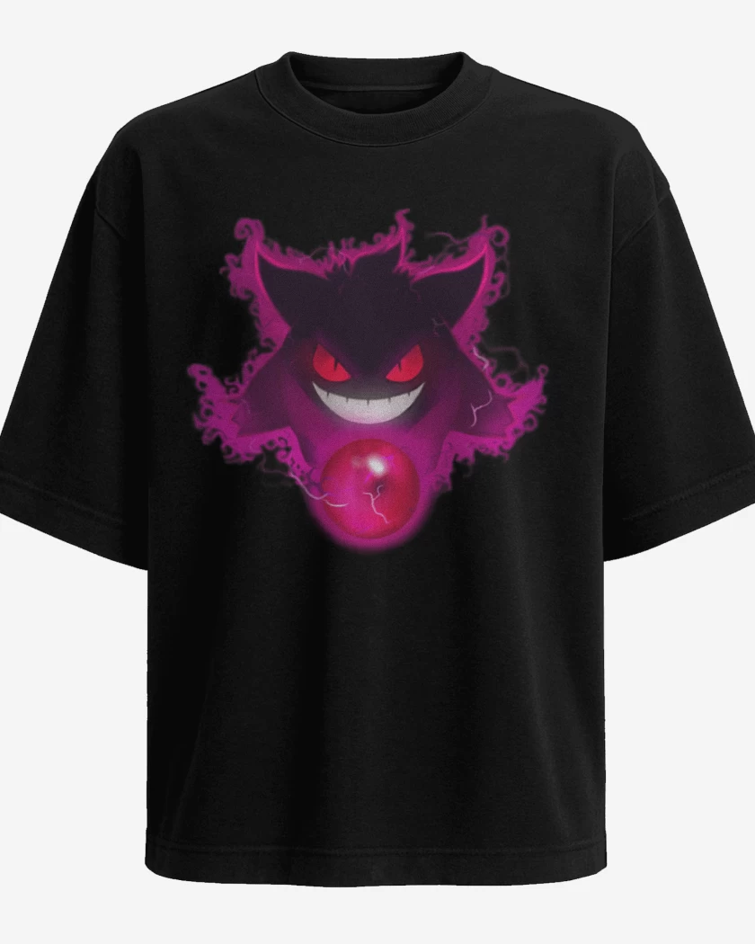 Polera Oversize Gengar Full color