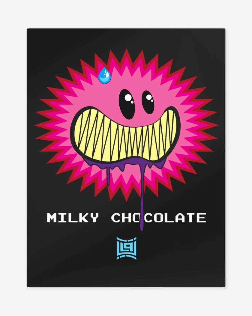 Print metalico Negro de Linkin Park Milky Chocolate