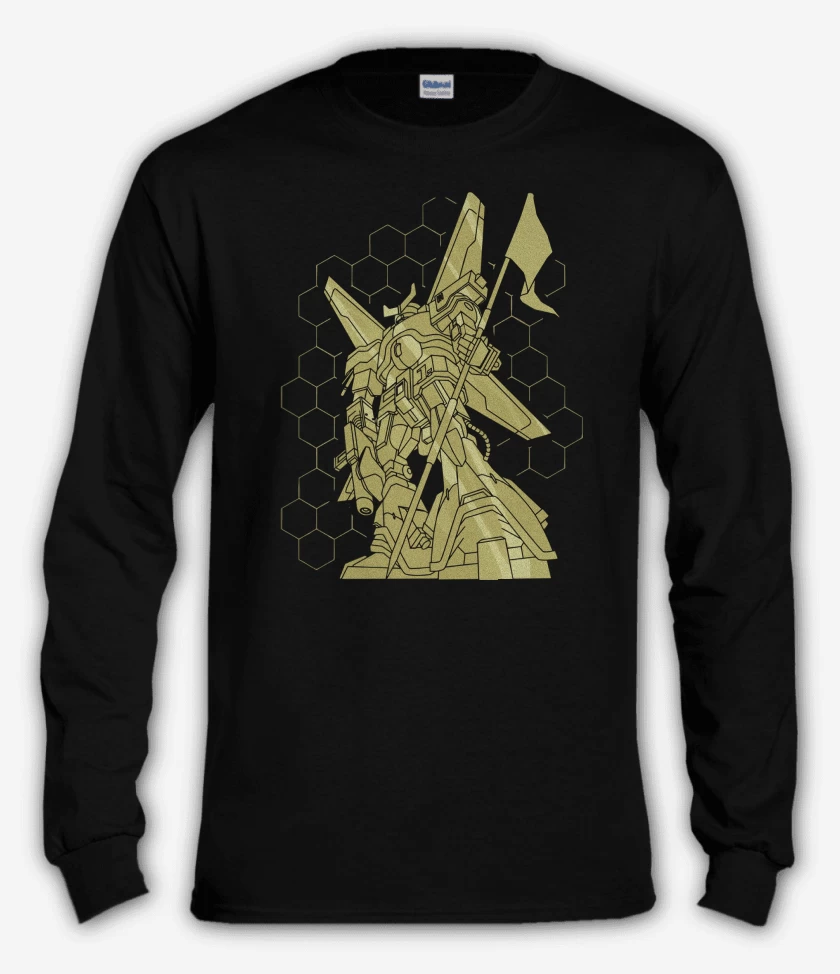 Polera manga larga Negro de Linkin Park Gundam