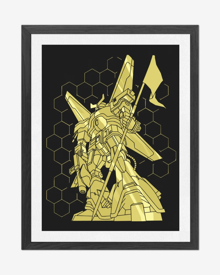 Cuadro decorativo Negro de Linkin Park Gundam
