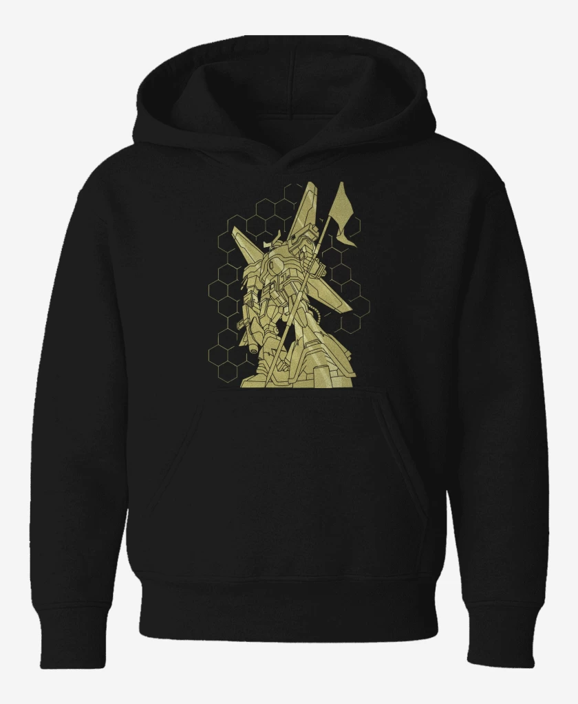 Poleron de niño Negro de Linkin Park Gundam