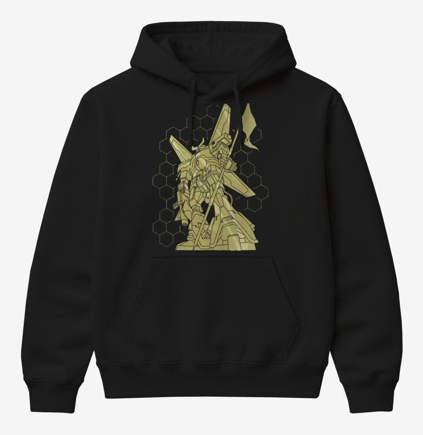 Poleron Canguro básico Linkin Park Gundam