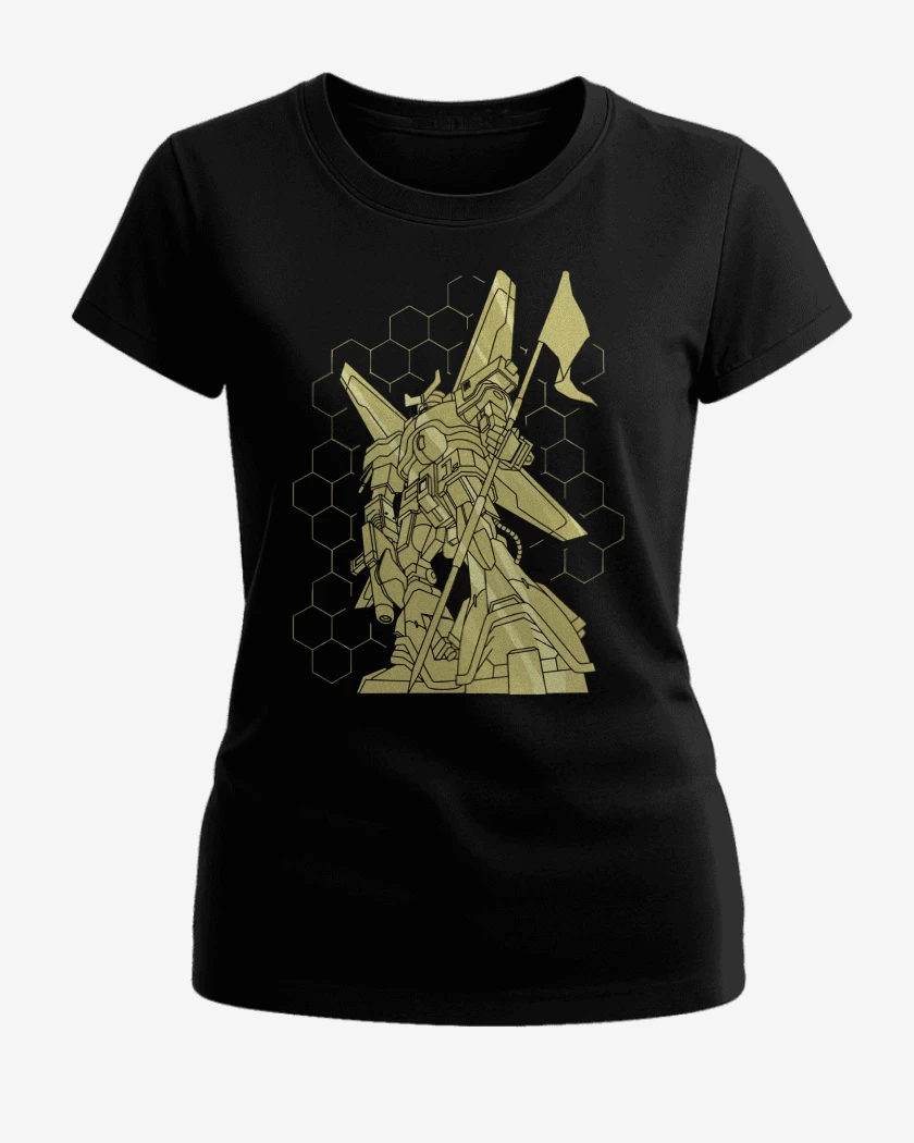 Polera de Mujer Negro de Linkin Park Gundam