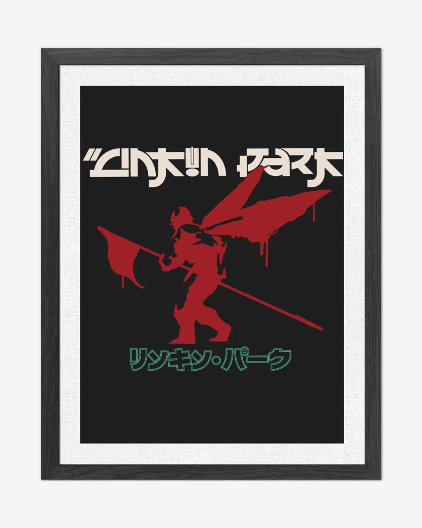 Cuadro decorativo Negro de Linkin Park Soldier