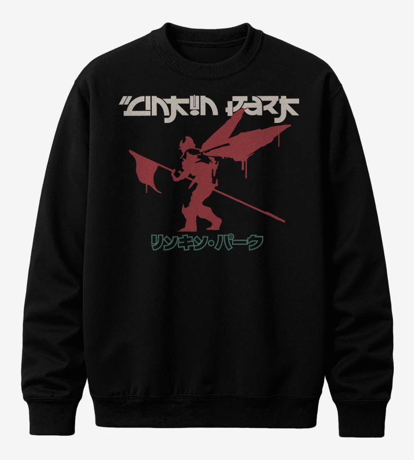Poleron polo Negro de Linkin Park Soldier