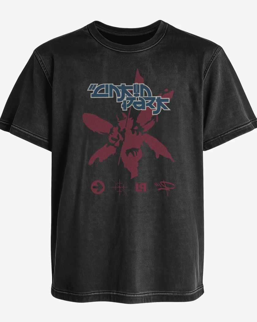 Polera desgastada Linkin Park Hybrid Theory Vintage