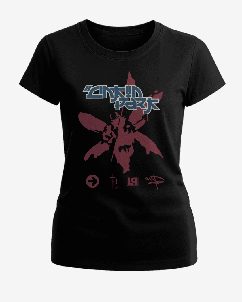 Polera de Mujer Negro de Linkin Park Hybrid Theory Vintage