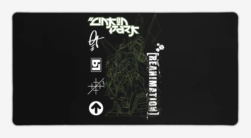 Mouse pad Gamer Negro de Linkin Park Reanimation