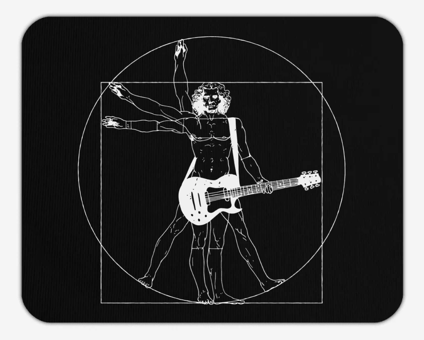 Mousepad Guitar Vitruvio