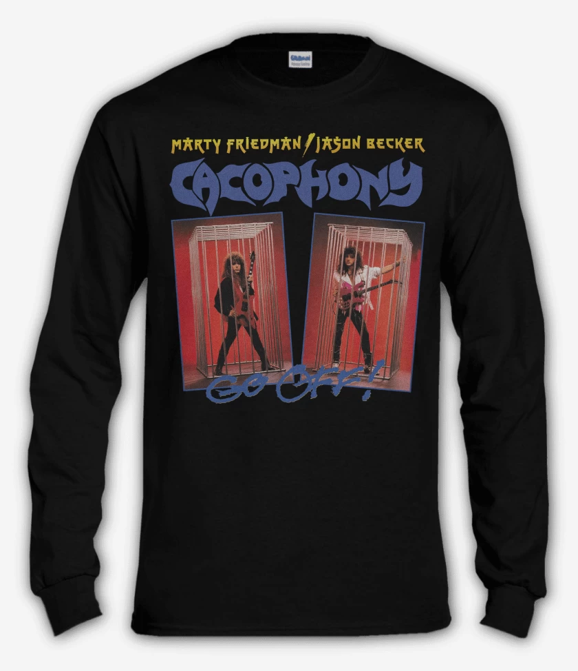 Polera manga larga Negro de Cacophony Go Off