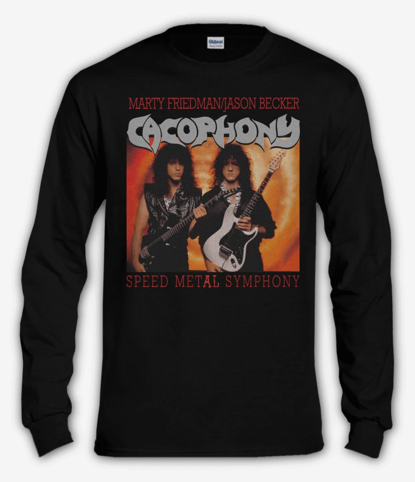 Polera manga larga Negro de Cacophony Speed Metal Symphony