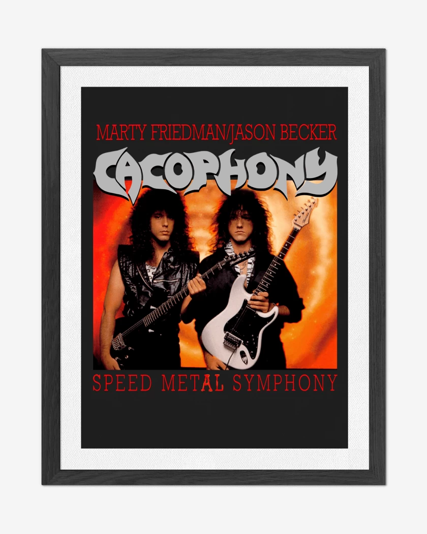 Cuadro decorativo Negro de Cacophony Speed Metal Symphony
