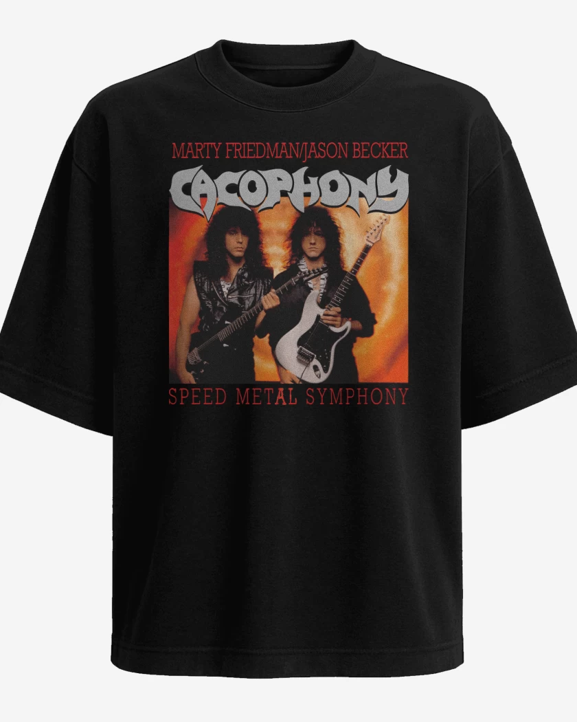 Polera Oversize Cacophony Speed Metal Symphony