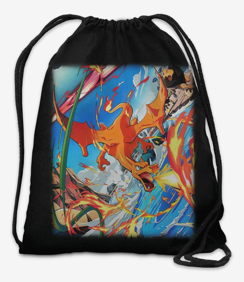 Mochila Negro de Charizard TCG Pocket