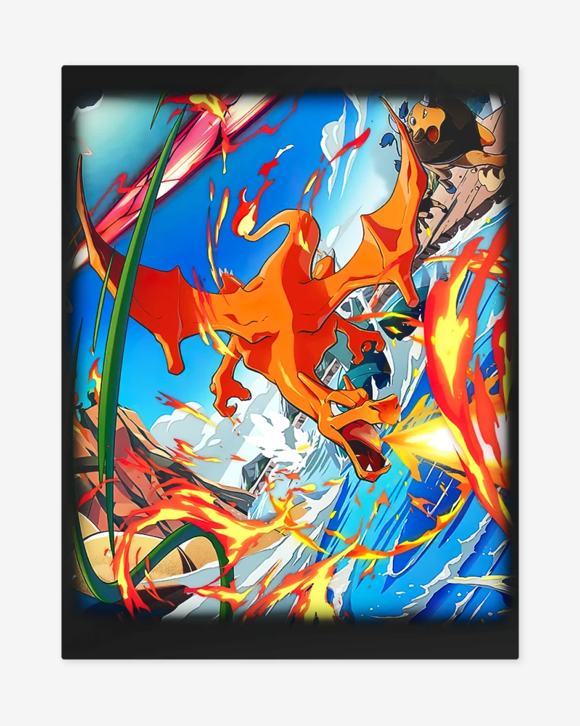 Print metalico Charizard TCG Pocket