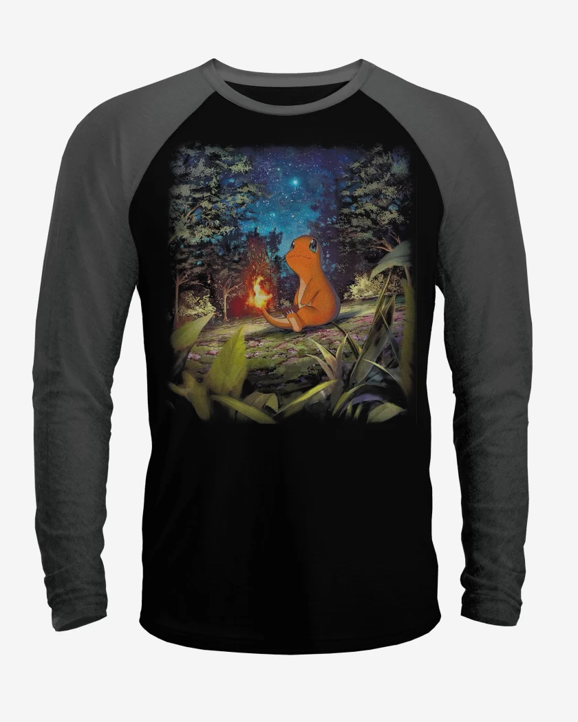 Polera Raglan Charmander TCG Pocket 
