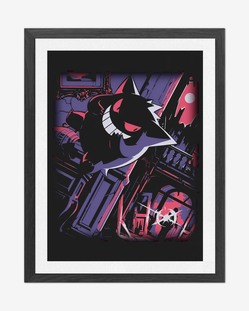 Cuadro decorativo Negro de Gengar TCG Pocket