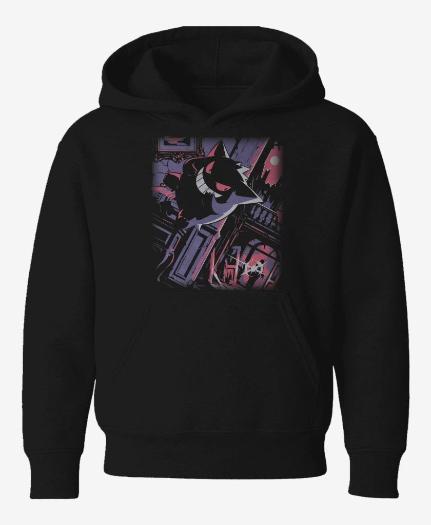 Poleron de niño Negro de Gengar TCG Pocket