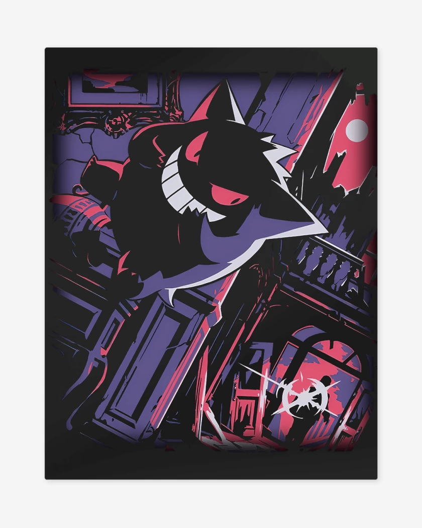 Print metalico Negro de Gengar TCG Pocket