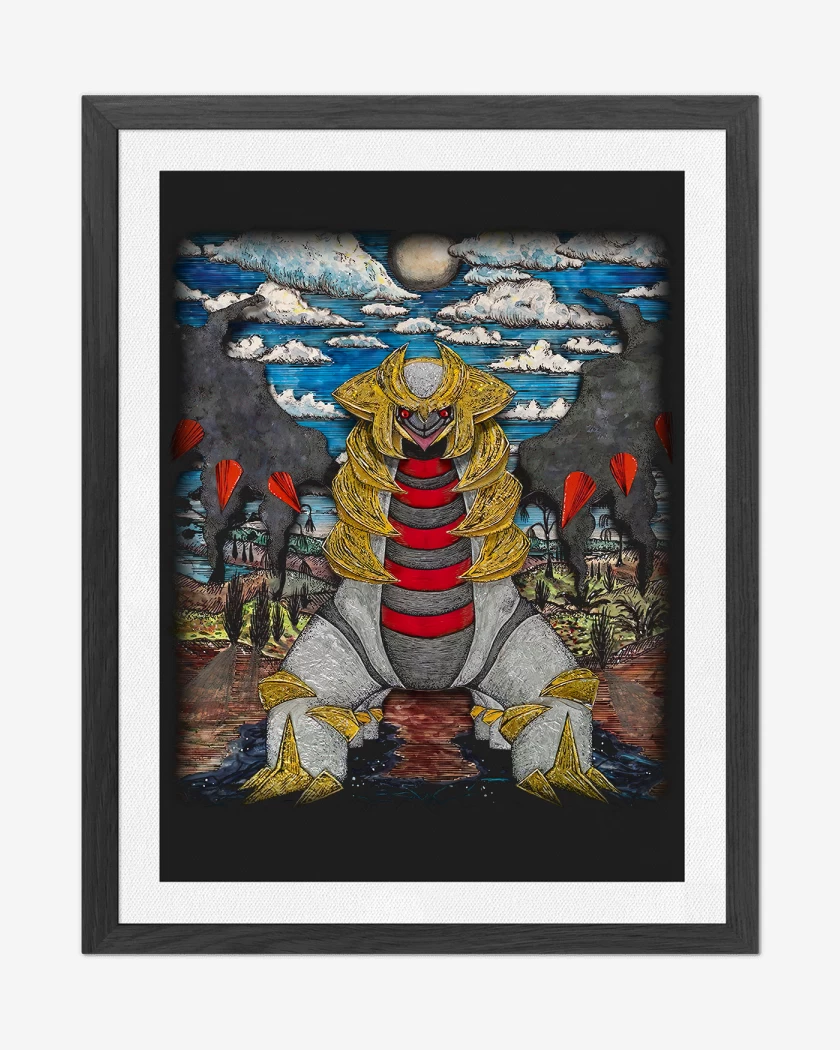 Cuadro decorativo Negro de Giratina TCG Pocket