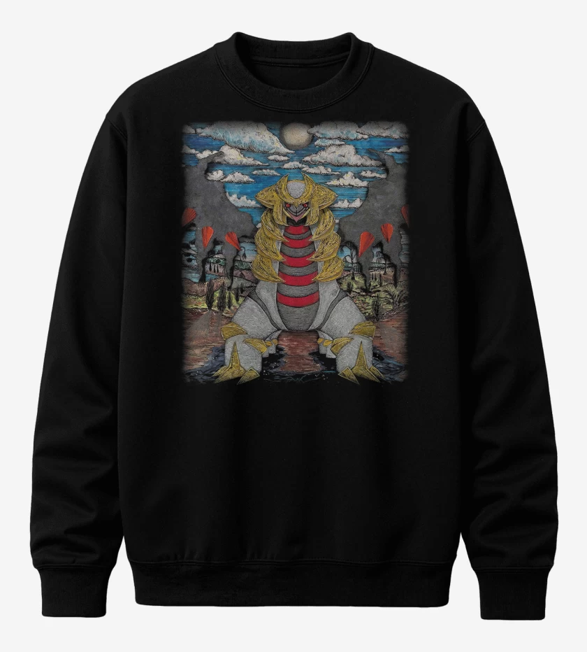 Poleron polo Negro de Giratina TCG Pocket