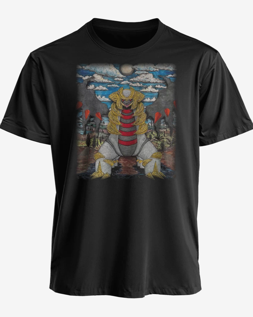 Polera premium Negro de Giratina TCG Pocket