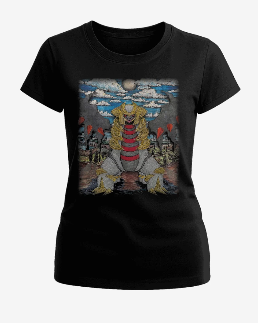Polera de Mujer Negro de Giratina TCG Pocket