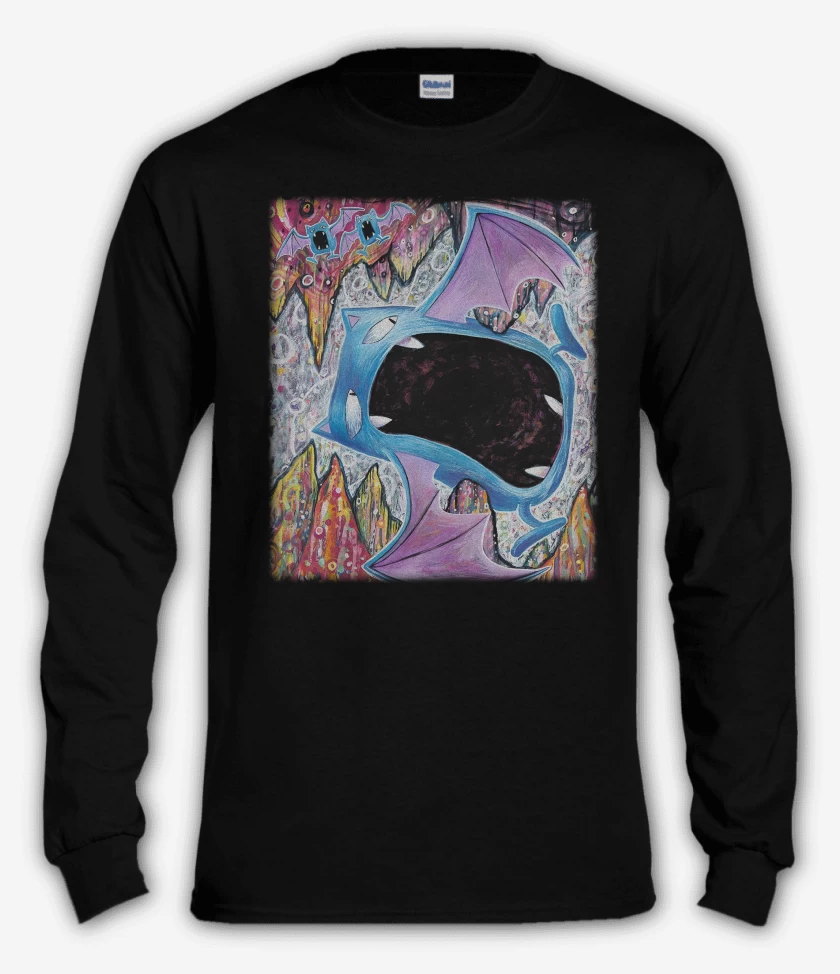 Polera manga larga Negro de golbat TCG Pocket