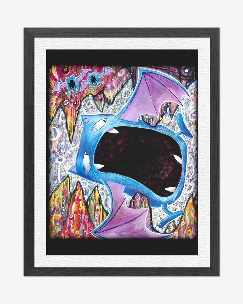 Cuadro decorativo Negro de golbat TCG Pocket