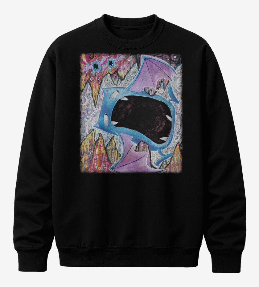 Poleron polo Negro de golbat TCG Pocket