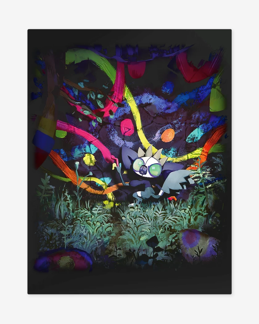 Print metalico Negro de grafaiai TCG Pocket