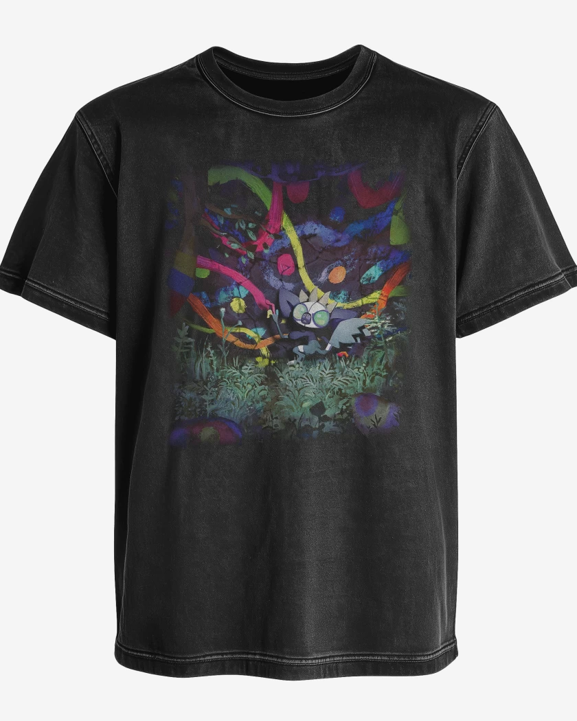 Polera desgastada Negro de grafaiai TCG Pocket