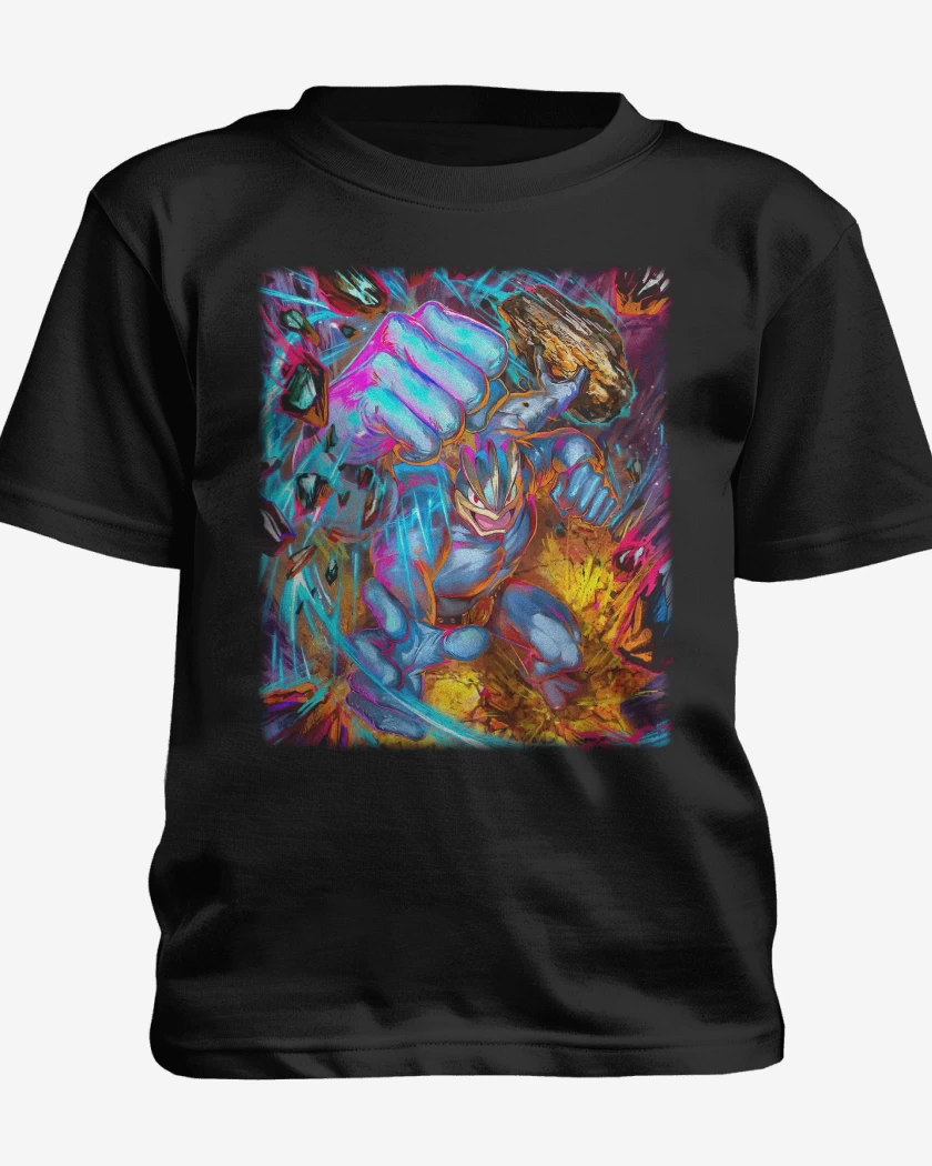 Polera de niño Negro de Machamp TCG Pocket