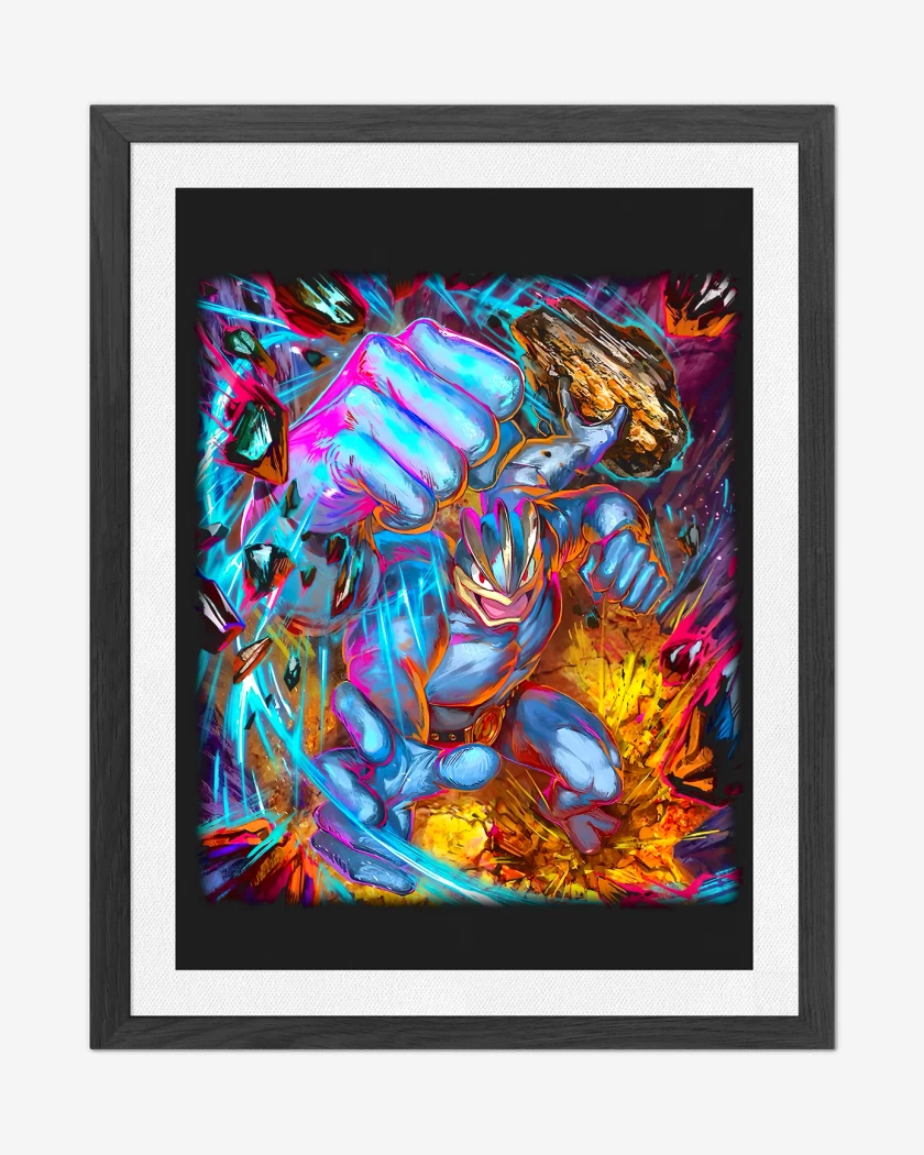 Cuadro decorativo Negro de Machamp TCG Pocket