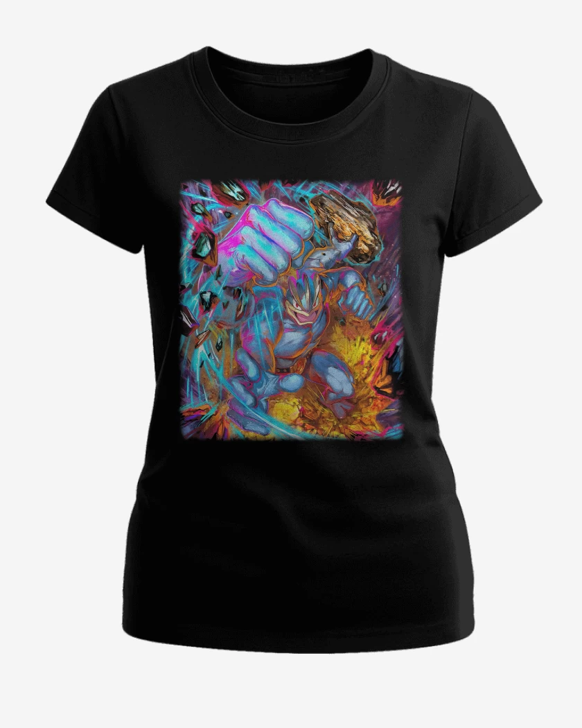 Polera de Mujer Negro de Machamp TCG Pocket