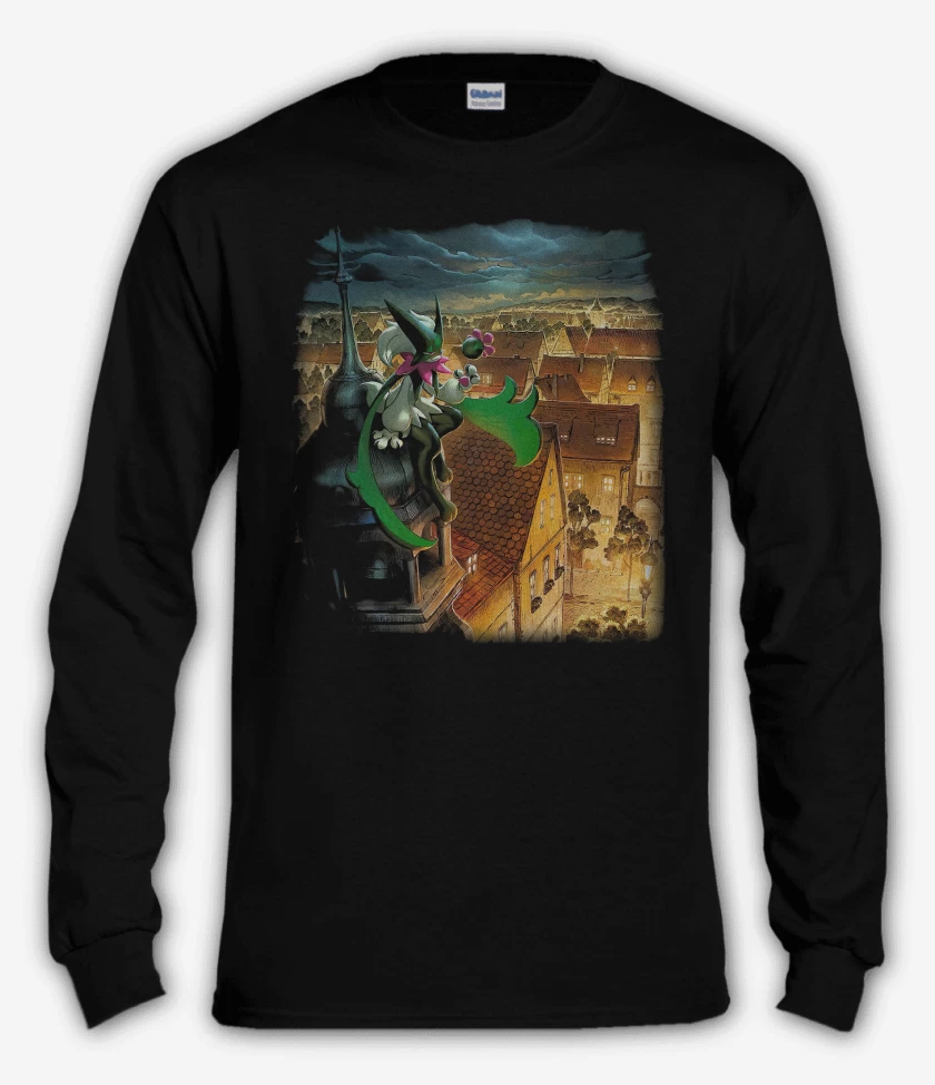 Polera manga larga Negro de Meowscarada TCG Pocket