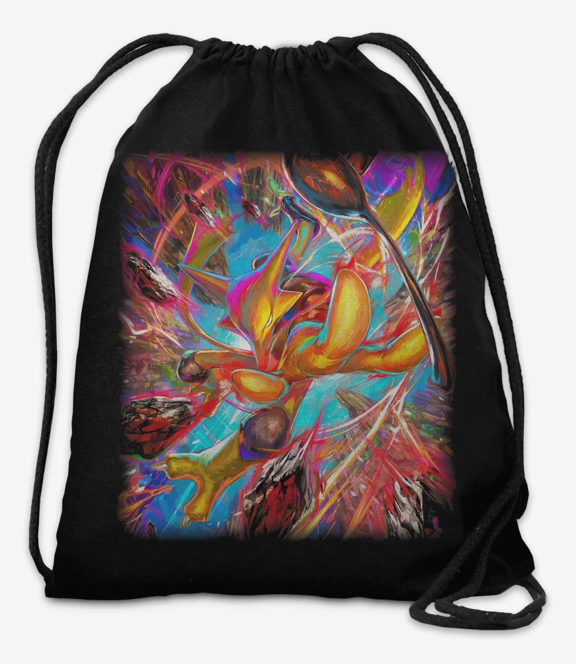 Mochila Negro de Alakazam TCG Pocket