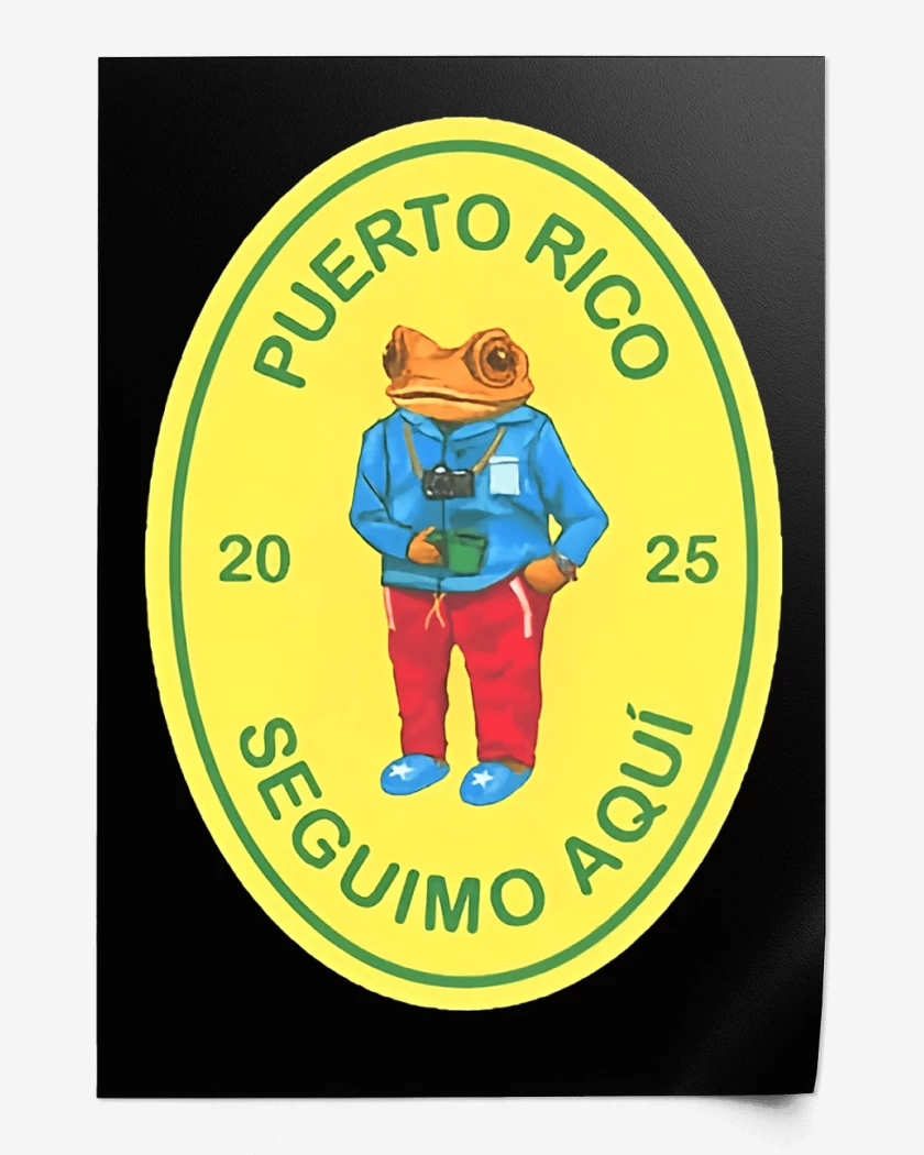 Print Bad Bunny Seguimos Aqui