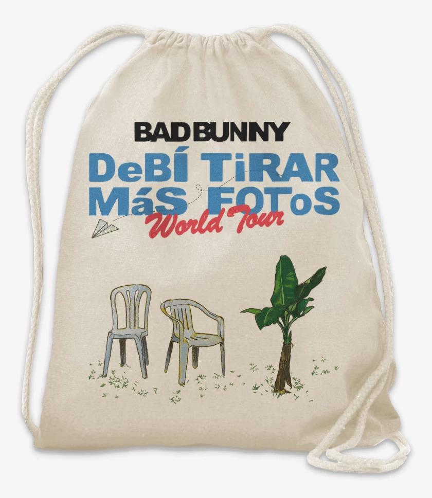 Mochila Blanco de Bad Bunny Debi Tirar Más Fotos