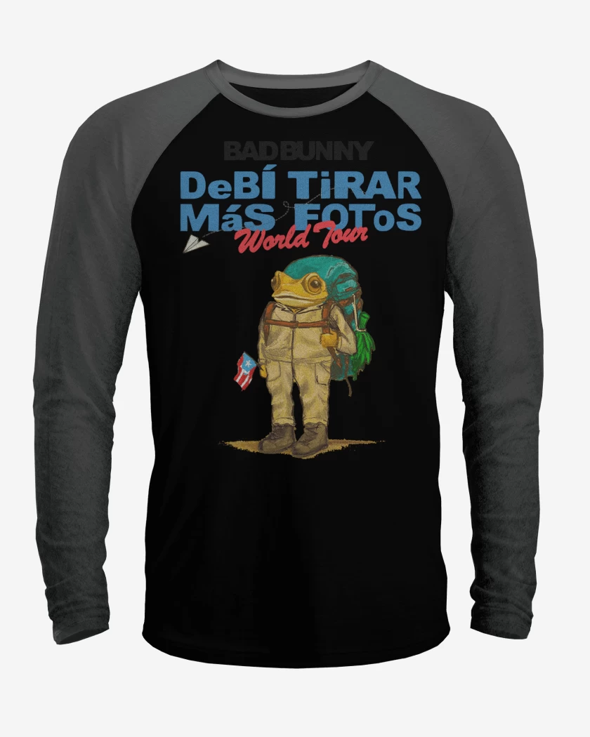 Polera Raglan Bad Bunny World Tour