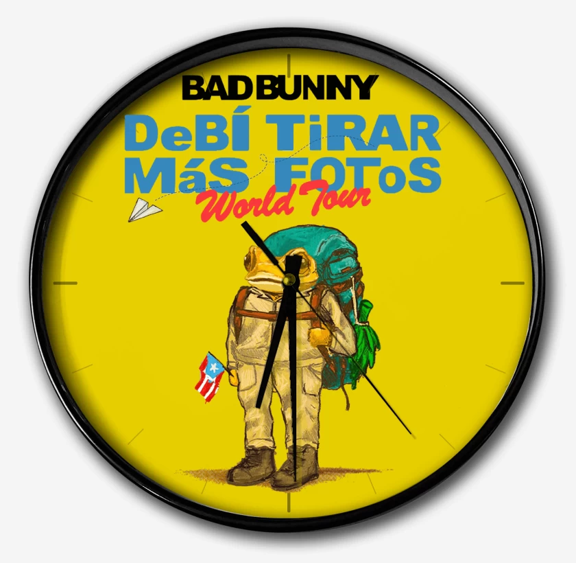 Reloj Amarillo de Bad Bunny World Tour