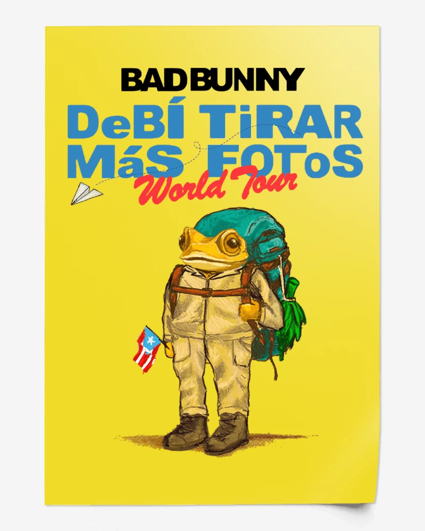 Print Bad Bunny World Tour