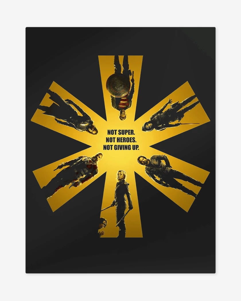 Print metalico Negro de Thunderbolts