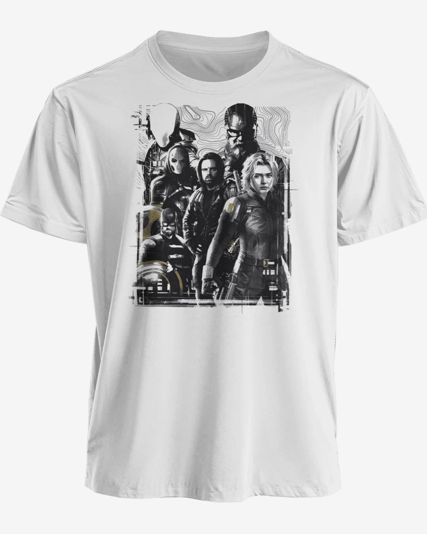 Polera premium Blanco de Thunderbolts New Avengers