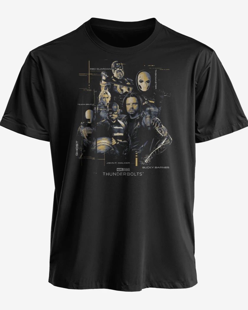 Polera premium Negro de Los Nuevos Avengers