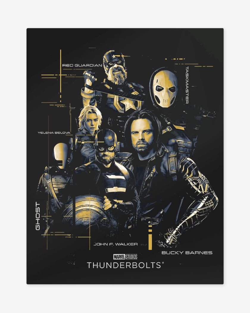 Print metalico Los Nuevos Avengers