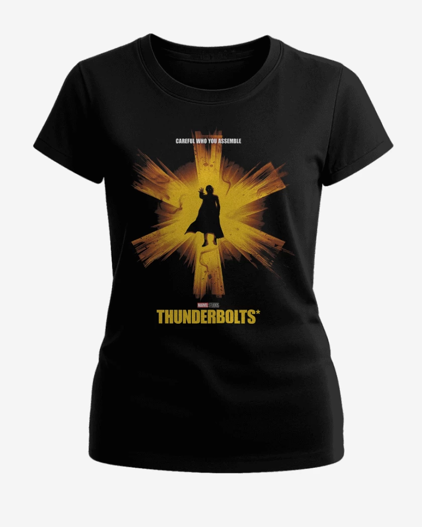 Polera de Mujer Negro de Thunderbolts Void Sentry