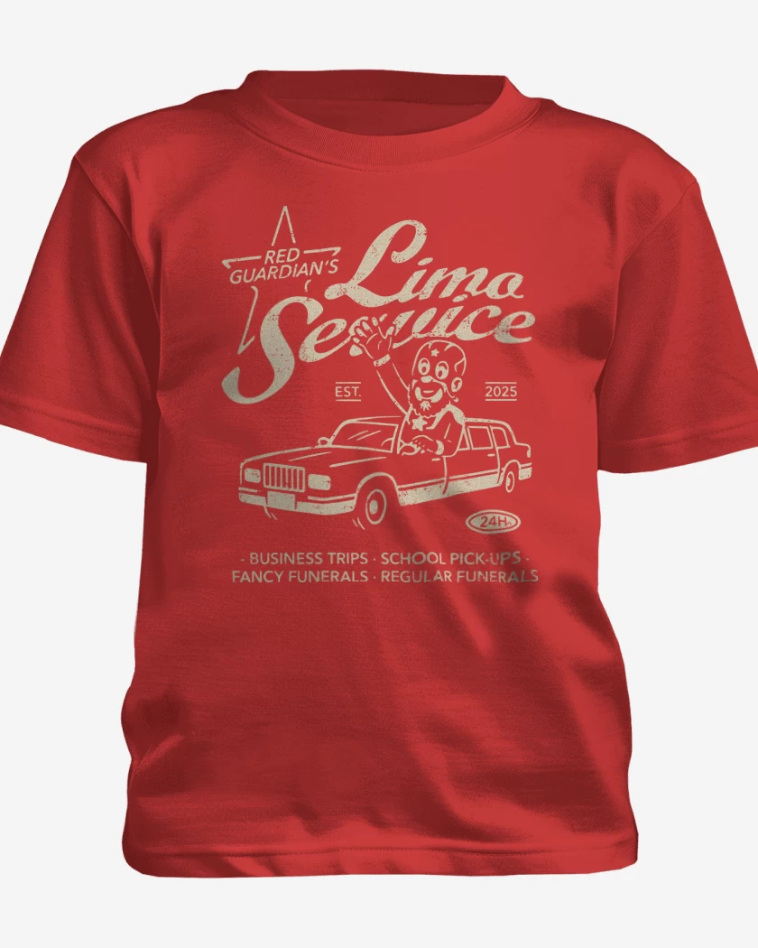 Polera de niño Rojo de Red Guardian Limo