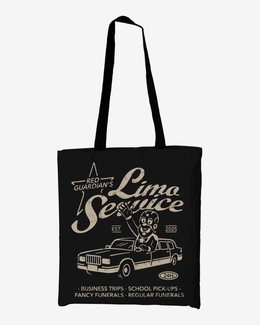 Totebag Red Guardian Limo