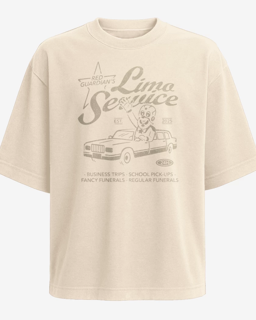 Polera Oversize Beige de Red Guardian Limo